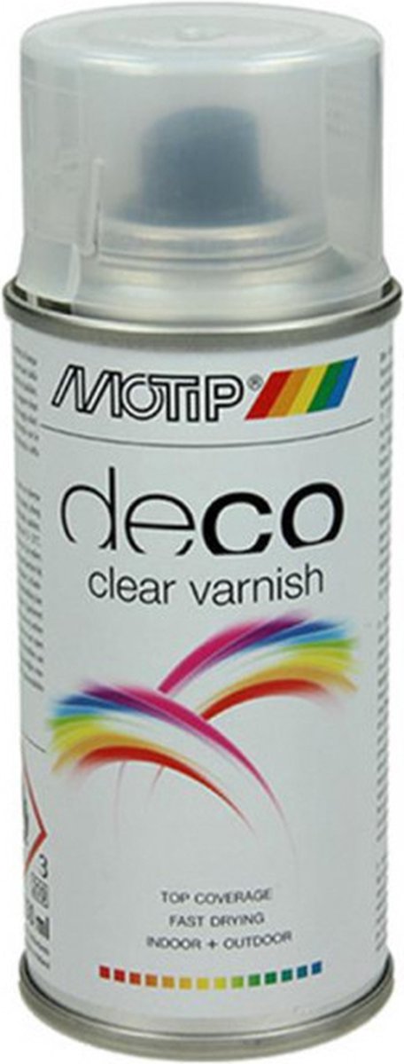 motip colourspray clear carnish alkyd hg 150 ml