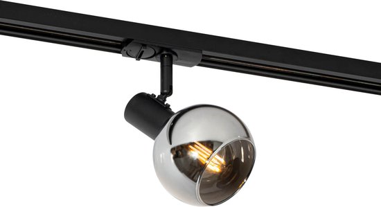 Led Railsysteem QAZQA iconic - Moderne Spot railsysteem verlichting, railverlichting ...