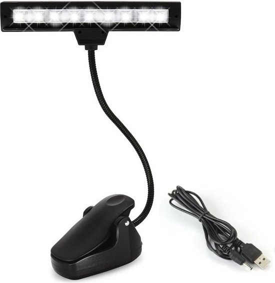 Leeslampje voor boek - Leeslampje met klem - Bed- en bureaulamp | Brothers4Change | 8719326626512 | Reisboekwinkel De Zwerver