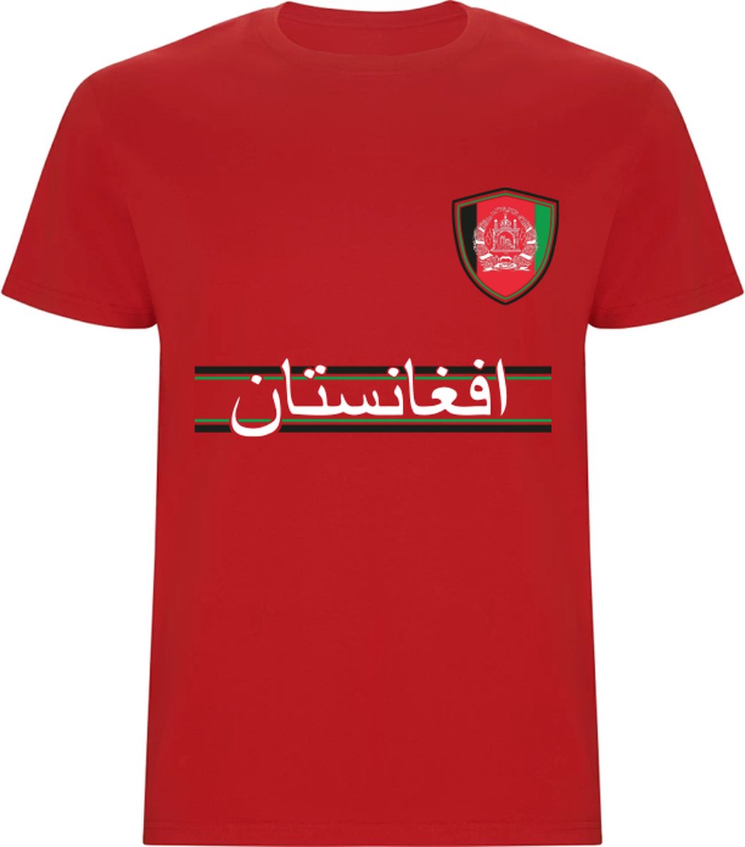 Afghanistan Rood T-shirt - afghanistan - voetbal - club - europa - wedstrijd
