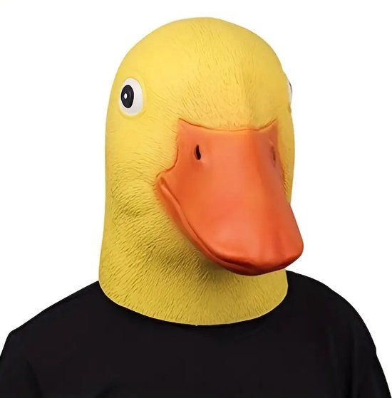 Eend masker - Dieren Masker - Grappig Masker - Eend - Halloween Masker - Carnaval Masker - Eng masker - Scary masker