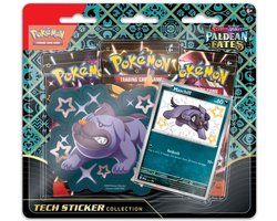 Pokemon scarlet & violet paldean fates tech sticker collection (fidough, maschiff or greavard 1x random blister)