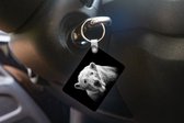 Porte-clés - Ours polaire - Animal - Zwart - Wit - Cadeaux - Plastique