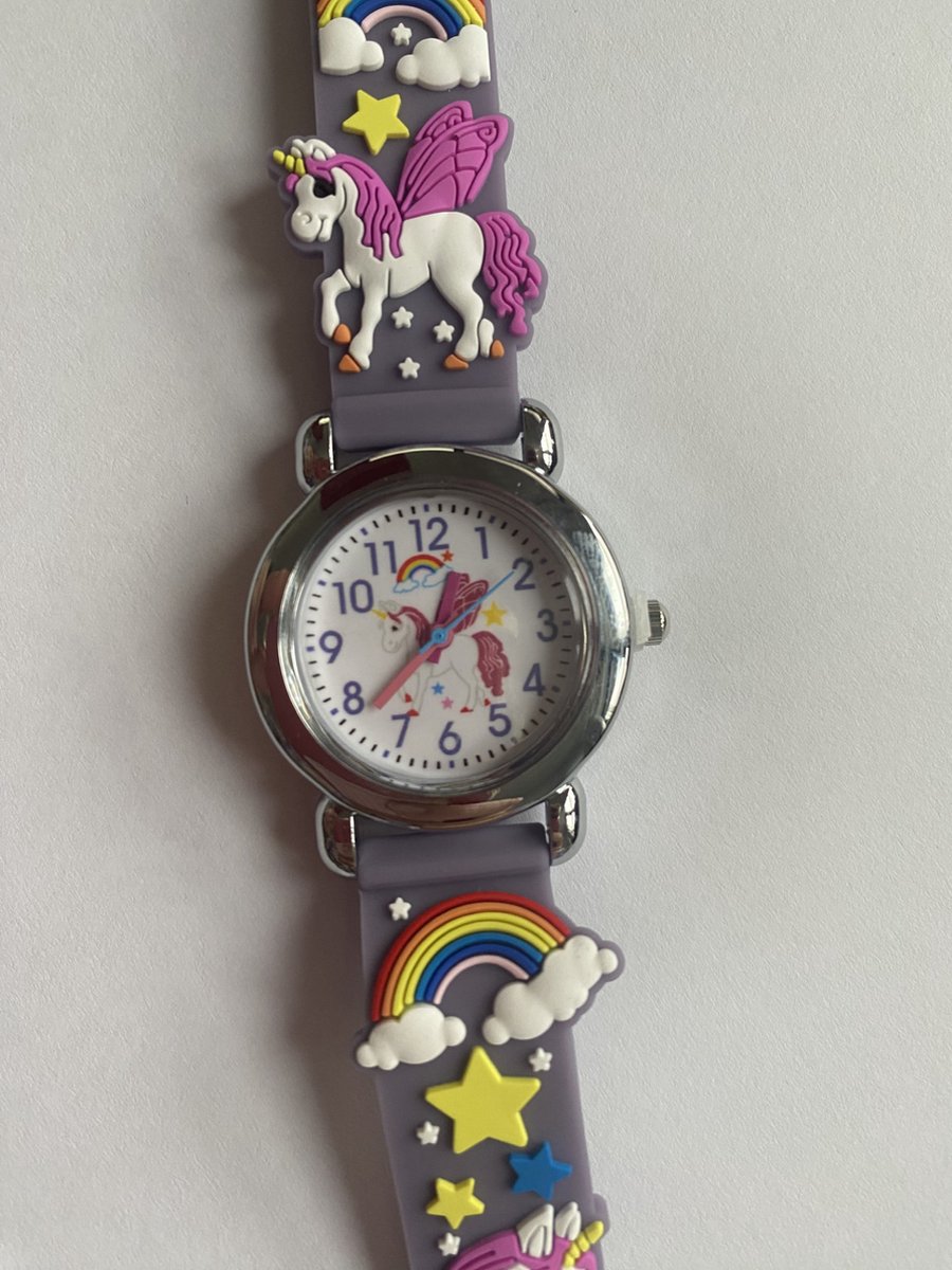 Clockx - Kinderhorloge - unicorn - analoog