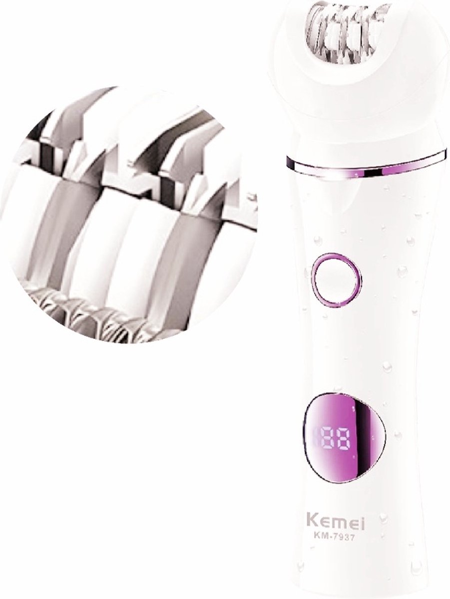 Kemei 7937 Epileerapparaat Dames Epilator Ontharingsapparaat thumbnail 2