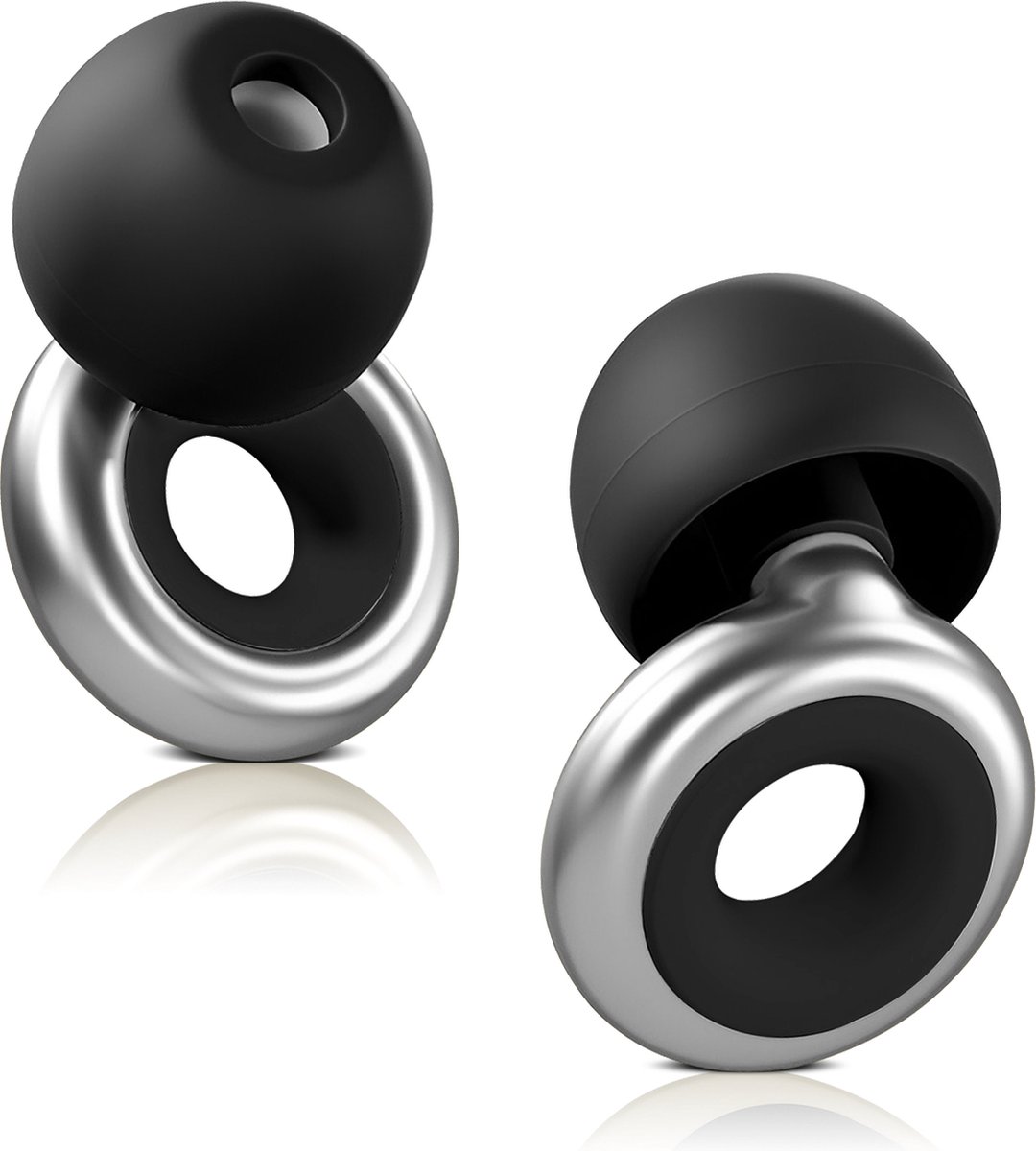 Goedkoopste Oordoppen Slapen - Loop Earplugs Quiet - Kleine Cadeautjes - Overprikkeling - Loop Earplugs - Zwart - SNR 17 dB Demping - Oordopjes voor Geluidsdemping - Oordoppen Snurken - Oordoppen - Herbruikbare Gehoorbescherming - Sleep Plugs Kerst Sint - 8 Dop
