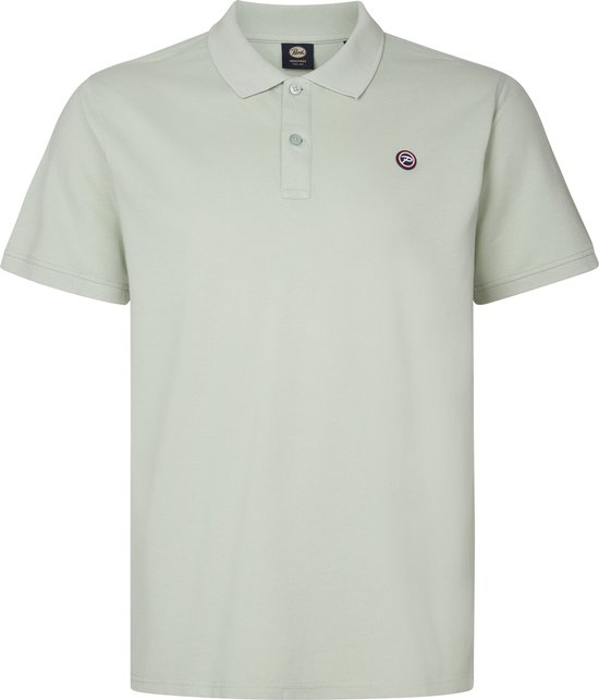Petrol Industries - Heren Plus Size Klassieke Polo Coral - Groen - Maat 5XL
