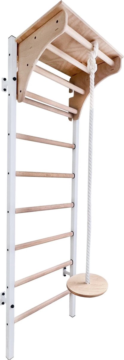 BenchK 212W+A204 Wandrek Beukenhout – Compacte fitnessapparatuur - Beukenhout
