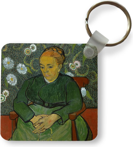 Porte-clés - Cadeaux à distribuer - La berceuse (portrait de Madame Roulin) - Vincent van Gogh - Plastique