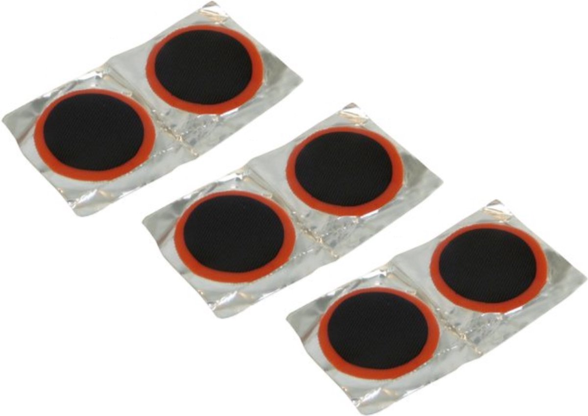 EPIN 3D 6x Bandenplakkers - Fietsband Reparatieset - Rond
