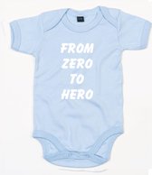 Barboteuse de zéro à Hero- Dusty Blue - 3-6 mois