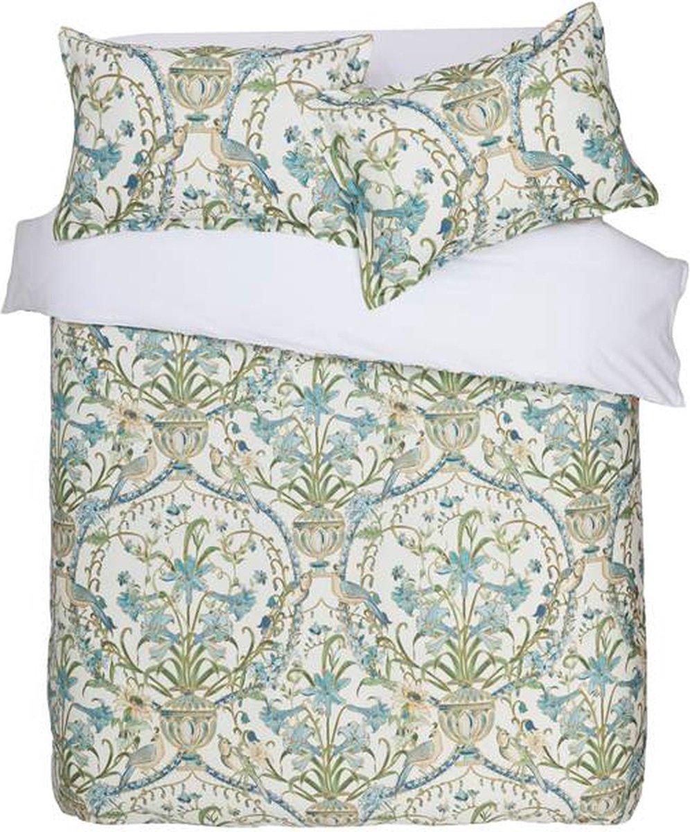 M.M Linen Augusta Dekbedovertrek - Lits-jumeaux - 240x200/220 cm - Gebroken Wit