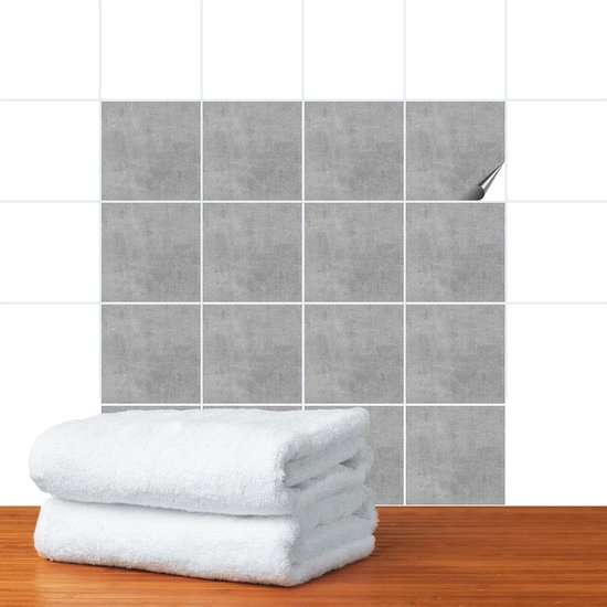 FoLIESEN - Tegelstickers voor badkamer, keuken en toilet | Zelfklevende tegelfolie | Krasbestendig en verwijderbaar | Patchwork No.14, .:14.7x19.6 cm / 16-tlg. Set