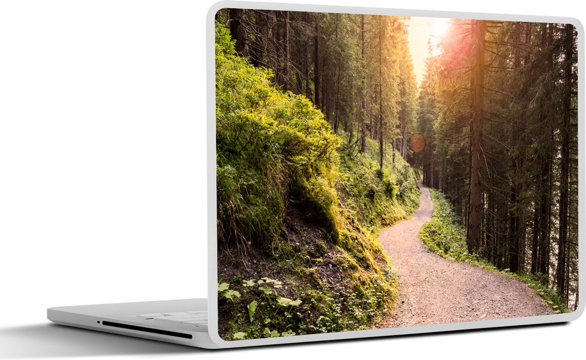 Laptop sticker - 17.3 inch - Bos - Boom - Groen - 40x30cm - Laptopstickers - Laptop skin - Cover