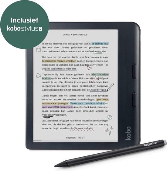 Kobo Libra Colour Stylus Bundel