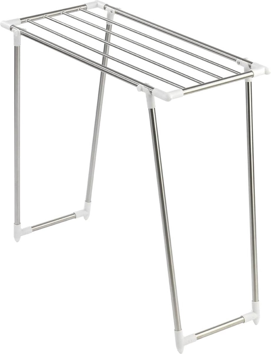 Goedkoopste Ruimtebesparend Wasrek voor Balkon en Bad - 5,5 m Drooglengte, Roestvrij Staal, Inklapbaar en Stevig