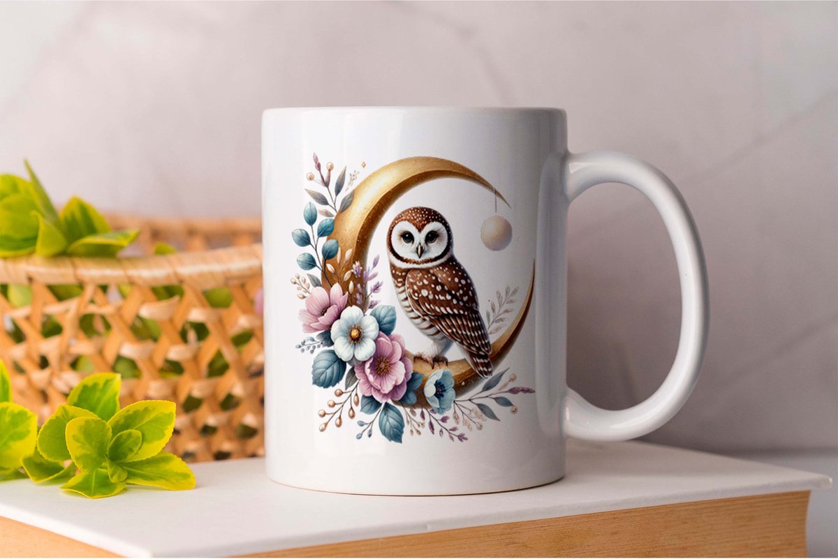Mok Glowing Eyes - OwlWisdom - NightOwl - OwlLove - OwlEyes - Uilenwijsheid - NachtUil - UilenLiefde