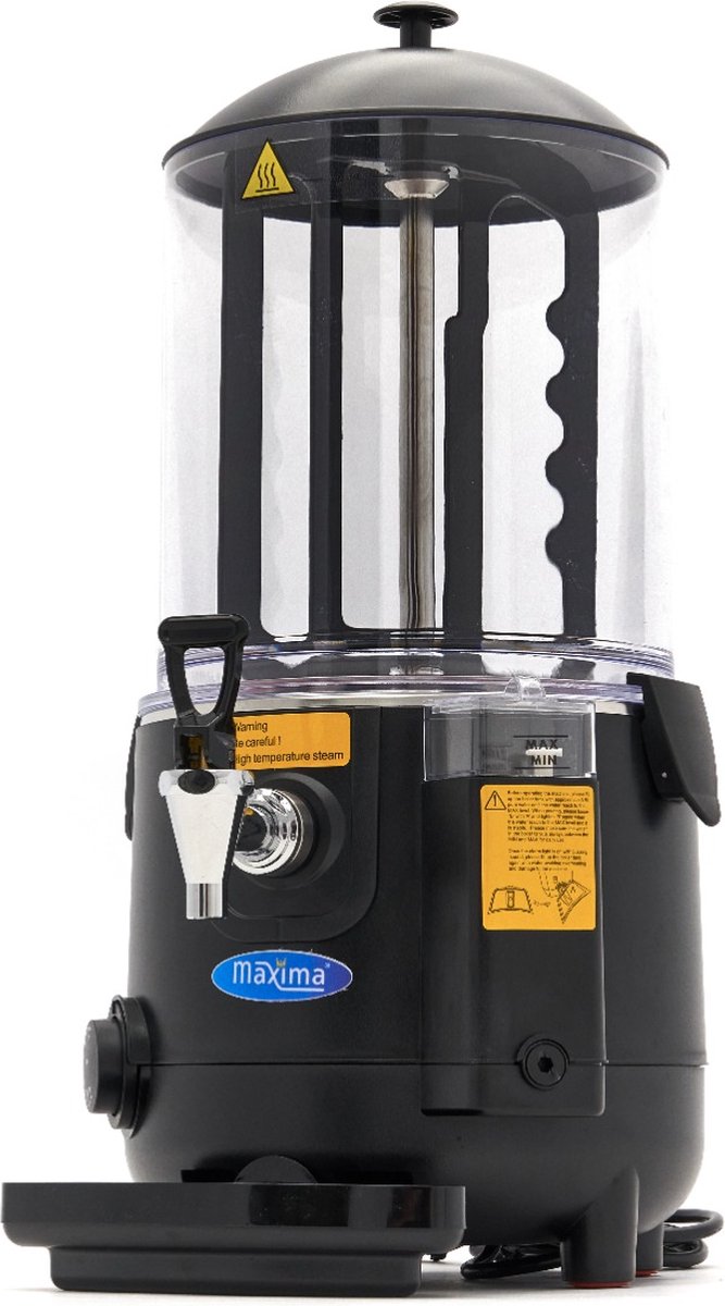 Warme Chocolademelk Dispenser – 10 L – Zwart