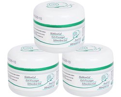 Slakkengel 3 x 50 ml voordeelpakket - Slakkenslijmgel - Snail gel - Gel d'escargot - Snailgel- Littekencrème - Littekengel