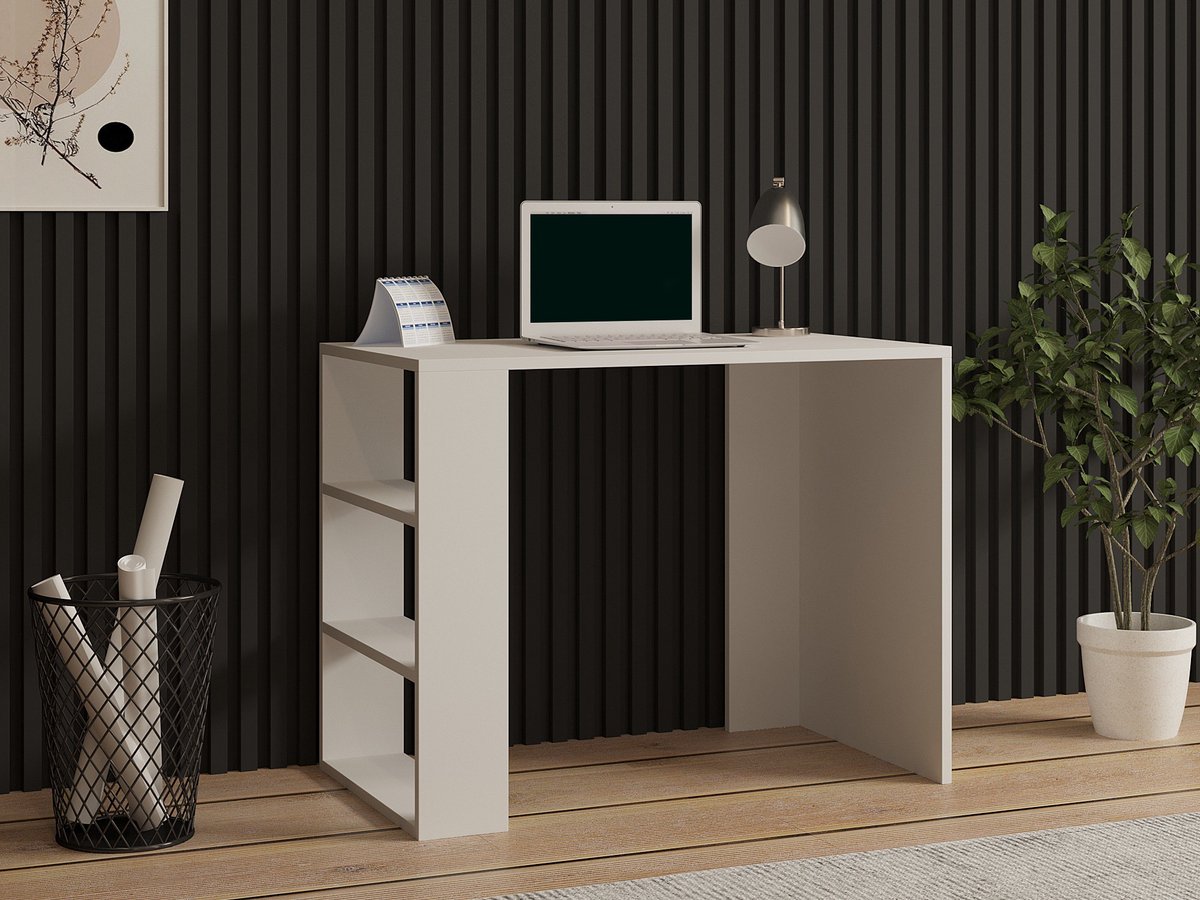 Skye Decor , Bureau, Cool, Gemelamineerde spaanplaat, Wit, 90 x 50 x 70 cm