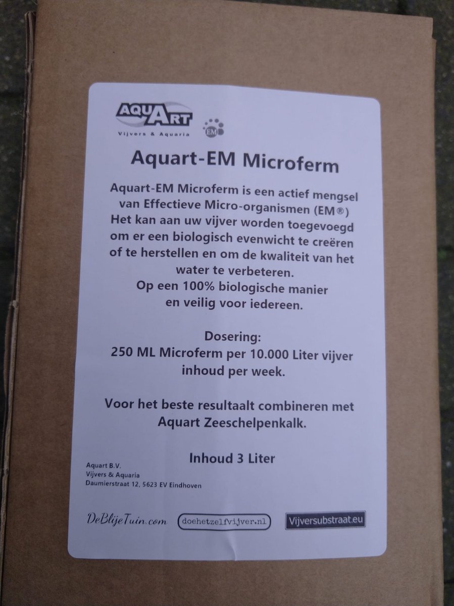AquartBio vijverkuur 10,000 Draadalg zweefalg