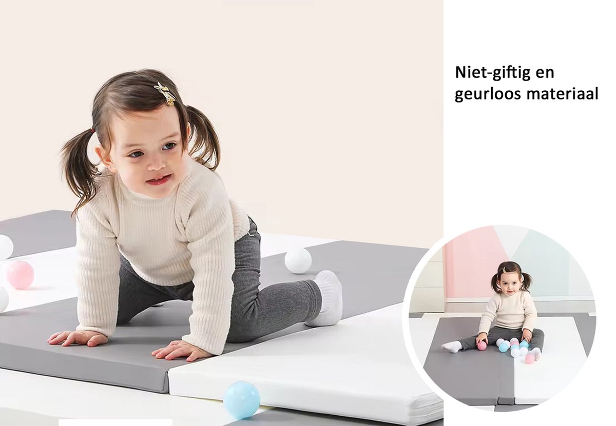 Finesse Speelmat Baby & Kind 160x180cm - Extra Dik 4cm thumbnail 5