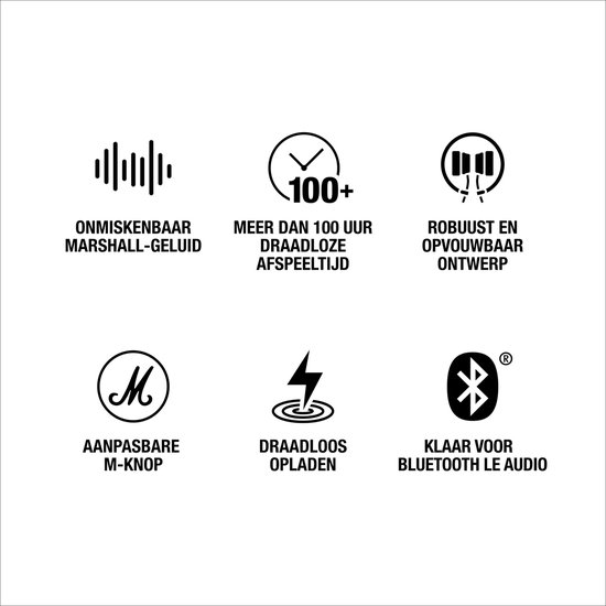 Marshall Major V - On-ear Bluetooth koptelefoon - Bruin van Merkloos — afbeelding 4