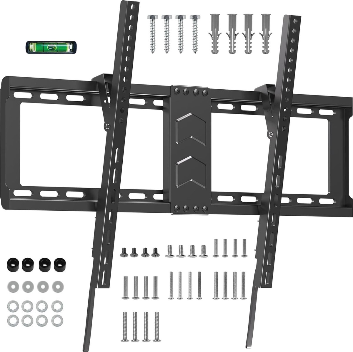 Verstelbare TV-muurbeugel voor 37-82 inch TV's - Tiltfunctie en VESA 600x400mm