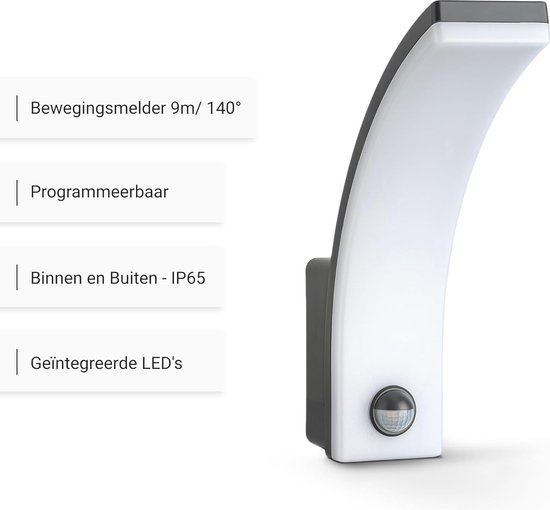 LED STRAATLAMP SOLAR 1800LM DAGLICHT- EN BEWEGINGSSENSOR - Led Verlichting Eindhoven