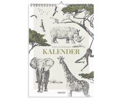 Fabrikten Verjaardagskalender Safari - A4 - Safaridieren