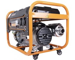 Huttenberg stille generator / aggregaat 3,3 kW – benzine – mobiel – noodstroom - groupe electrogene