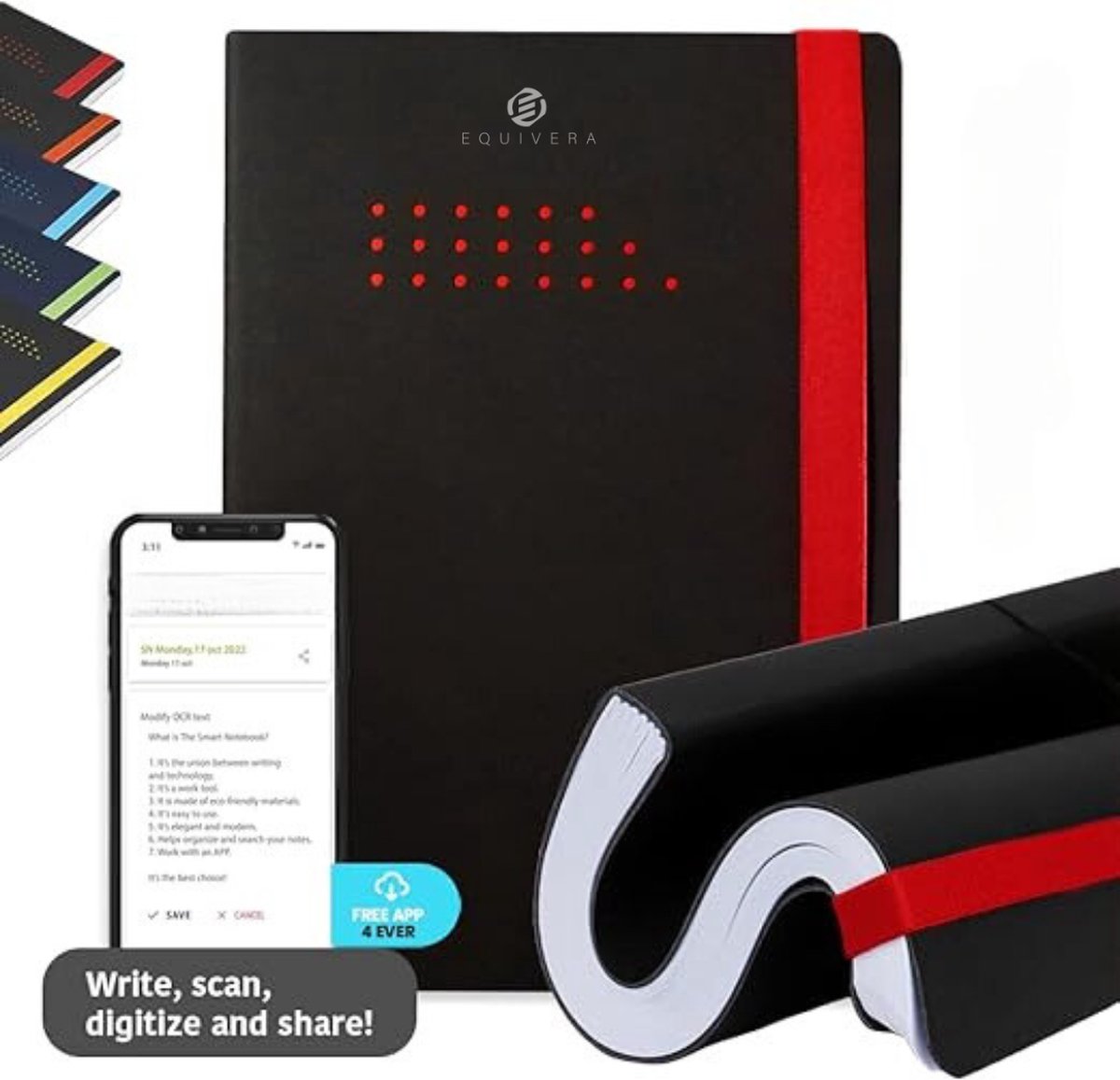 Equivera Digitaal Notitieblok - Paper Tablet - Schrijf Tablet - Digitaal Schrijven - Notitie Tablet - Digitaal Kladblok - Grafische Tablet