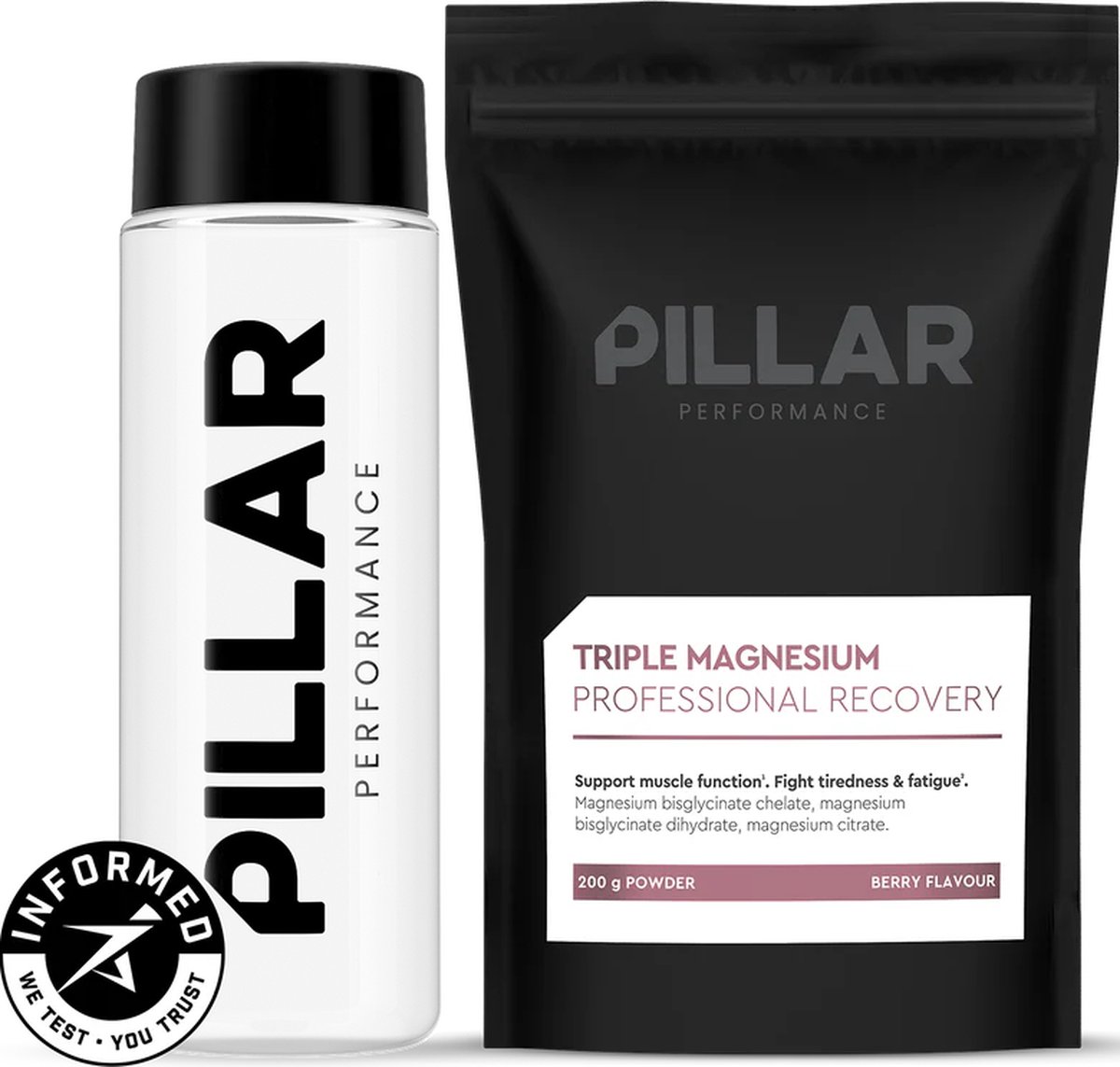 Goedkoopste PILLAR Performance Triple Magnesium Berry Micro shaker (voordeelpakket