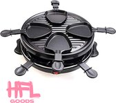 Bol.com HFL Goods Ovale Grill Gourmet - Grill Crepe Gourmetset - Pannekoek Gourmetstel - 8 Personen aanbieding