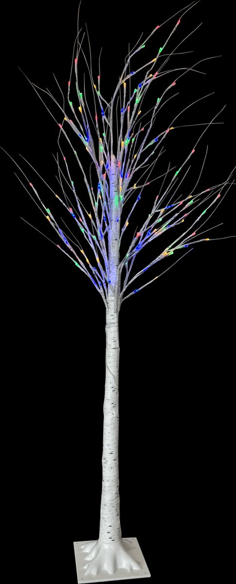 Kunstboom 180 cm – met verlichting 144 LED - 8 lichtstanden