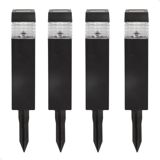 AGPTEK 4 Stks Zonneverlichting Buiten Zonne-Verlichting Waterdicht IP68 Grond Tuinverlichting Met 2 Verlichtingsmodi Voor Tuin, Tuin, Oprit, Trappen, Trottoirs, Gangen, Terras, Gazon
