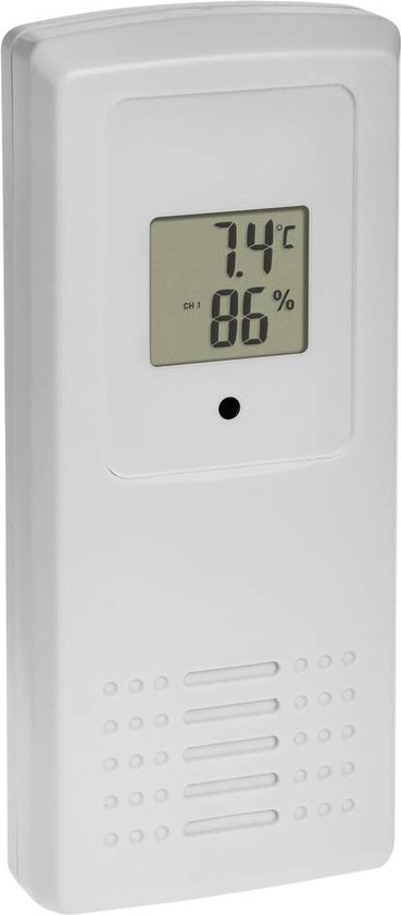 TFA FUN thermometer met buitensensor radio, binnen/buiten, digitaal