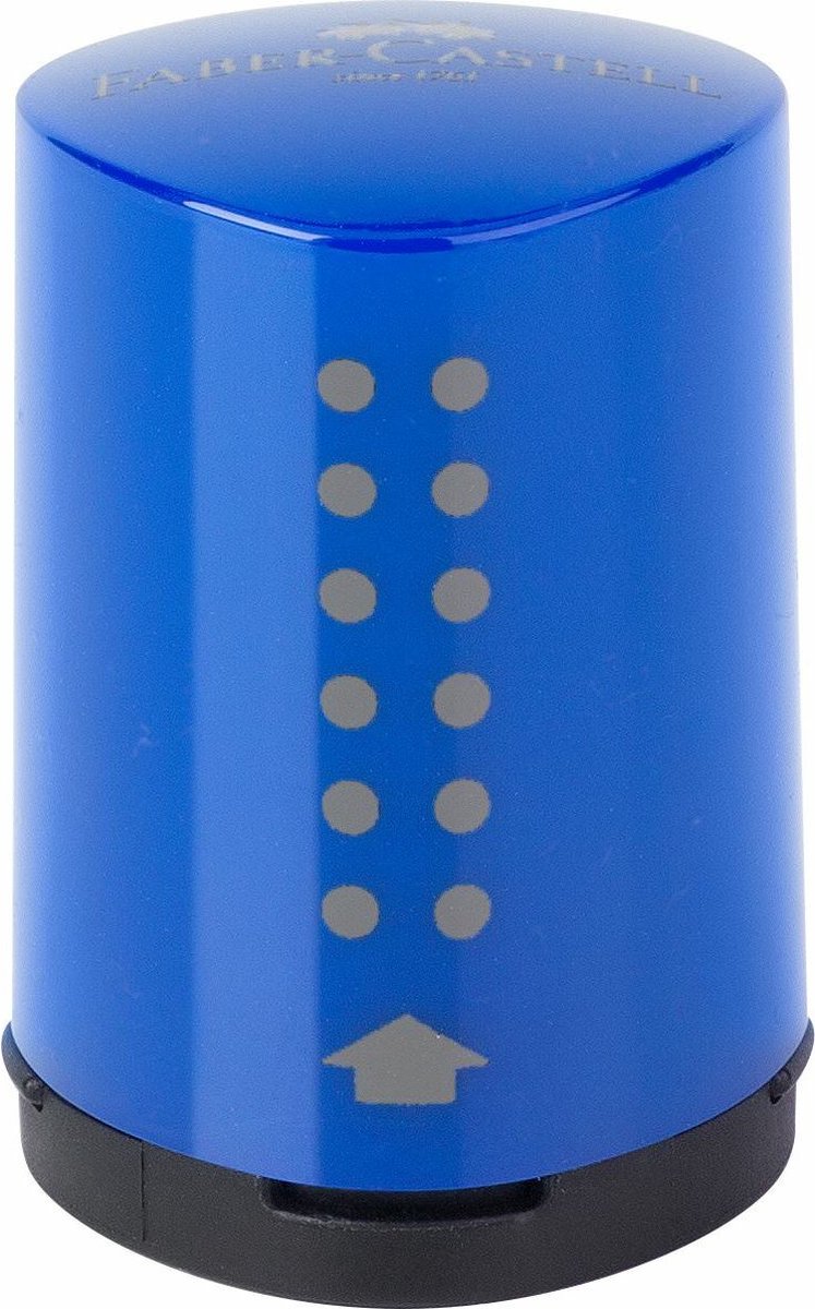 Faber-Castell puntenslijper - GRIP 2001 - mini - 1-gaats - met opvangbakje - FC-183710