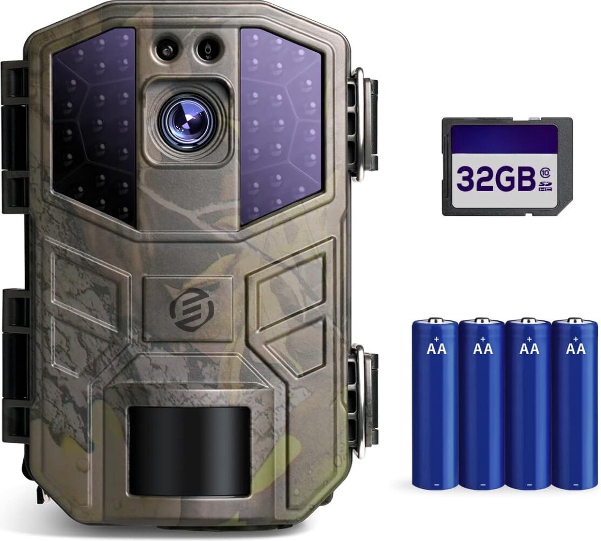 Equivera Wildcamera voor Buiten - Wildcamera met Nachtzicht - WiFi - Hoge Resolutie - Waterdicht - Wild Camera - Premium