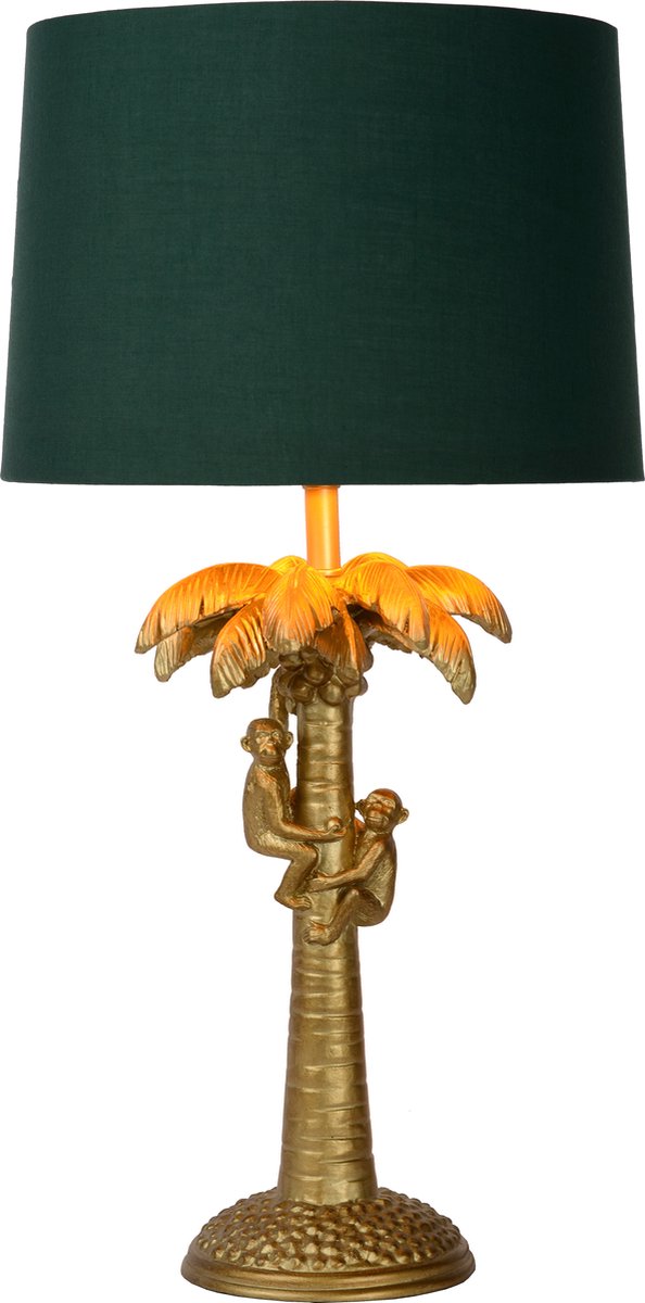 Lucide EXTRAVAGANZA COCONUT - Tafellamp - Ø 305 cm - 1xE27 - Mat Goud / Messing