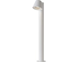 Lucide DINGO-LED - Sokkellamp - LED Dimbaar - GU10 - 1 × 5W 3000K - IP44 - Wit