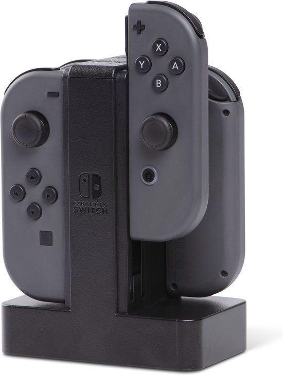 Power A Nintendo Switch Joy-Con Oplaadstation - Zwart - Laadt 4