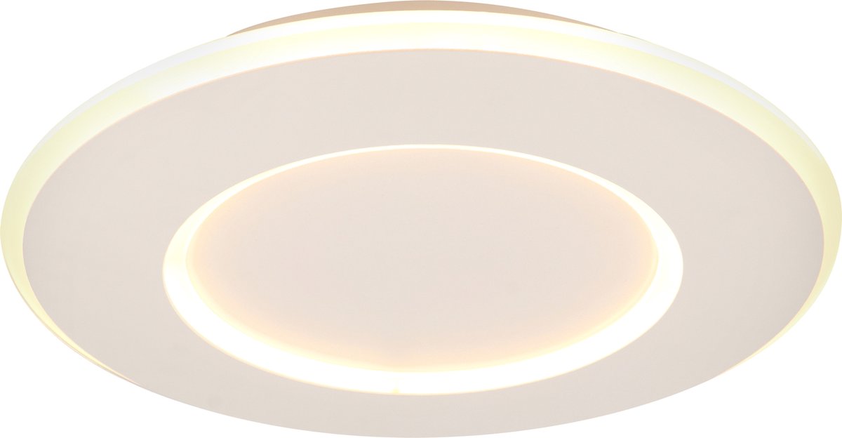 Lucide AXELLE - Plafonnière (Plafondlamp) - Ø 39,6 cm - LED 3 StepDim - 1x24W 2700K - Wit