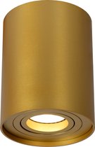 Lucide TUBE - Spot plafond - Ø 9,6 cm - 1xGU10 - Or Mat / Laiton