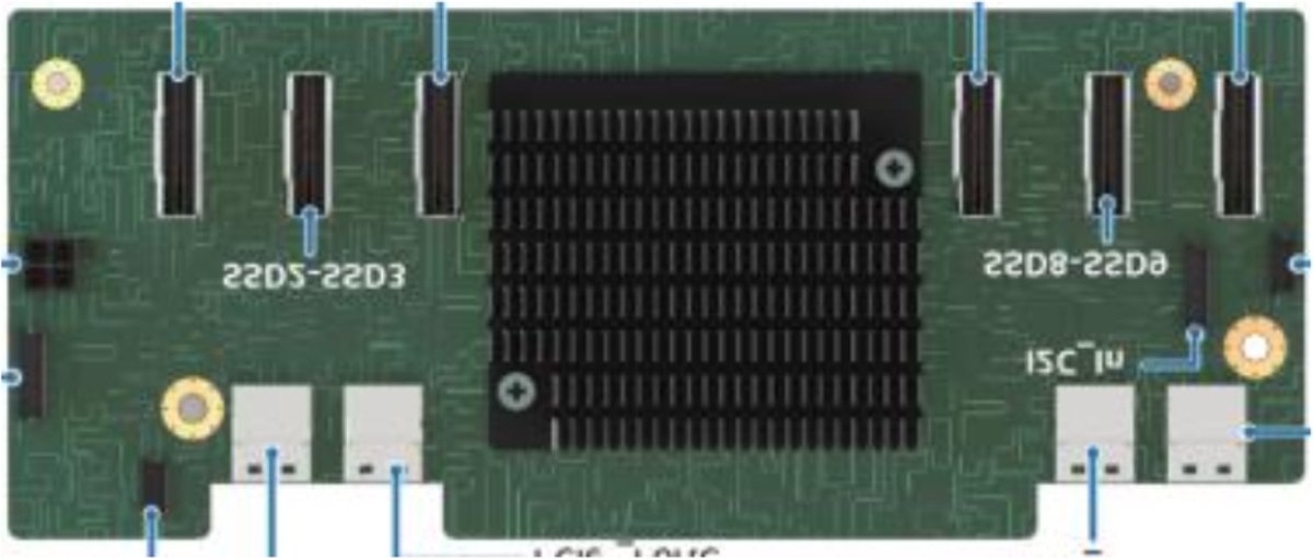 Intel 2U Midplane Verbredingsplaat