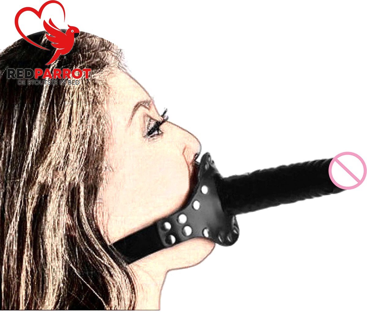 Goedkoopste Dildo Gag - Penisvorm knevel - Externe dildo - BDSM - Dominantie - Submissie - Intiem