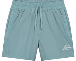 Malelions crinkle boardshort in de kleur blauw.