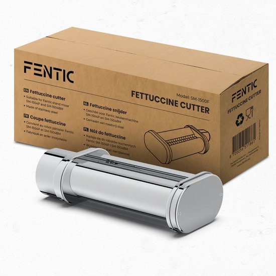 Fentic Fettuccine Snijder - Pasta Snijder Geschikt voor Fentic SM-1504P en SM-1504BM - RVS Elektrische Pasta Snijder - Verstelbaar 8 Standen van Merkloos — afbeelding 4