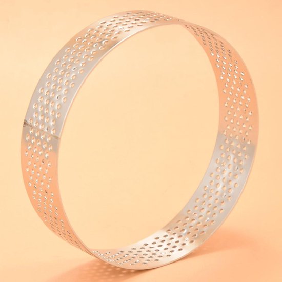 6 Pièces Cercle Tartelette, Cercle a Patisserie 8cm, Cercles et Cadres à Pâtisserie, Cercle a