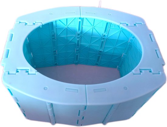 Camping toilet - Klein - Turquoise - Opvouwbaar toilet - Kinder toilet - Draagbare toilet - Reistoilet - Baby toilet - Autotoilet - Noodtoilet van Camp — afbeelding 4